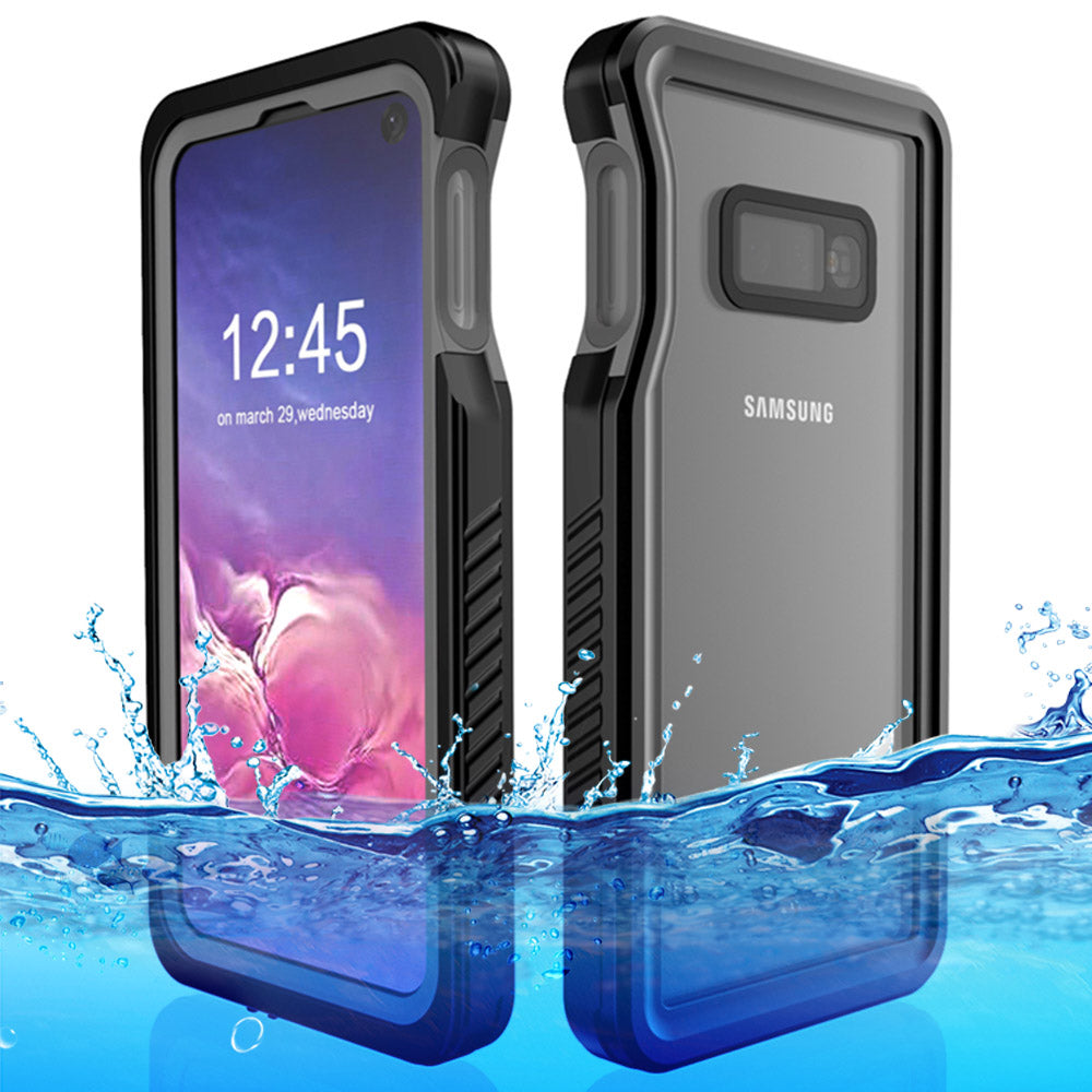 FS Series For Samsung Galaxy S10e IP68 Waterproof Snorkeling Clear Case Anti-Fall Full Protection Phone Cover FS Series For Samsung Galaxy S10e IP68 Waterproof Snorkeling Clear Case Anti-Fall Full Protection Phone Cover